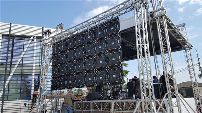 Outdoor Big Screen Rental / P6 Rental LED Display With Nationstar SMD3535