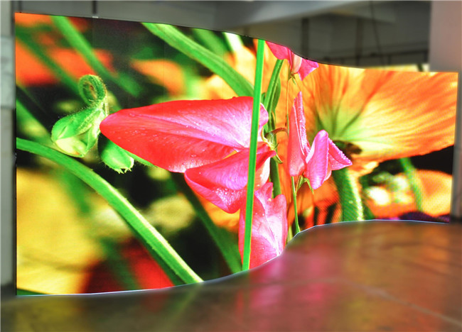 High Refresh P2.97 Curved LED Display , Indoor Full Color LED Display Screen