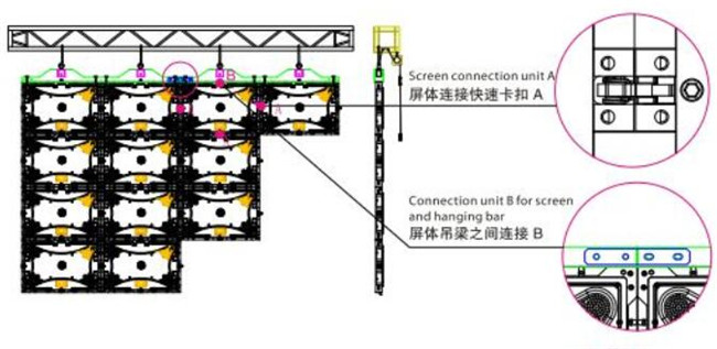 High Refresh Curved LED Screen Rental Multi Functional For Stage Backdrop
