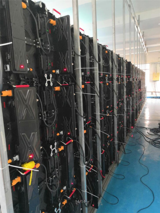 Full Color P4.81 Outdoor Rental LED Display With Ultra Light / Thin Cabinet