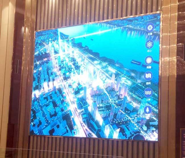 LED Commercial Advertising Display Screen Easy Structure Fast Maintenance