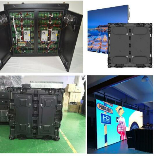 IP66 P4 SMD LED Display Screen High Definition Aluminum Cabinet Full Waterproof