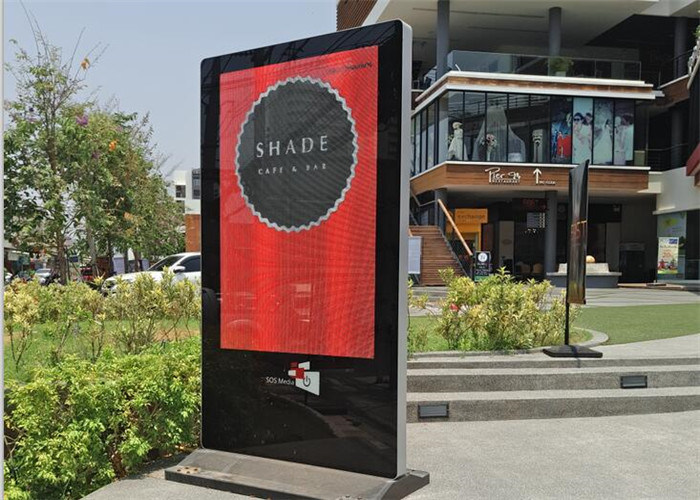 60 Inch P4 Outdoor Led Display Screen Totem Led Display With 4g