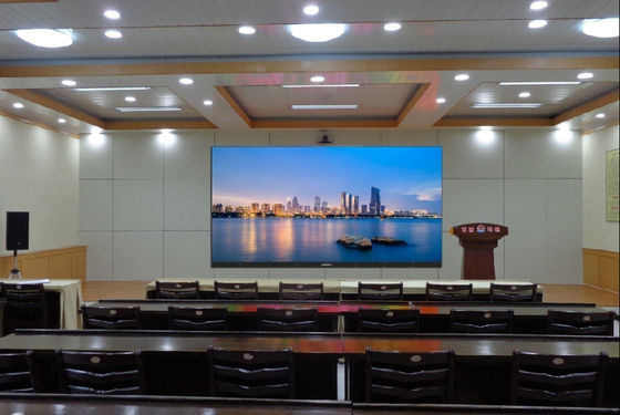 Conference HD 16:9 Led Tv Display 216 inch Remote Control Movable Led Screen