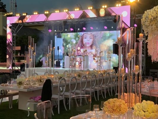 500x500mm 1000nits Modular Led Display Panels Wedding Led Screen Rental