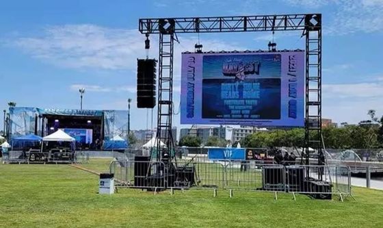 Waterproof Full Color P3.91mm Stage Rental LED Screen 500x500mm Panel