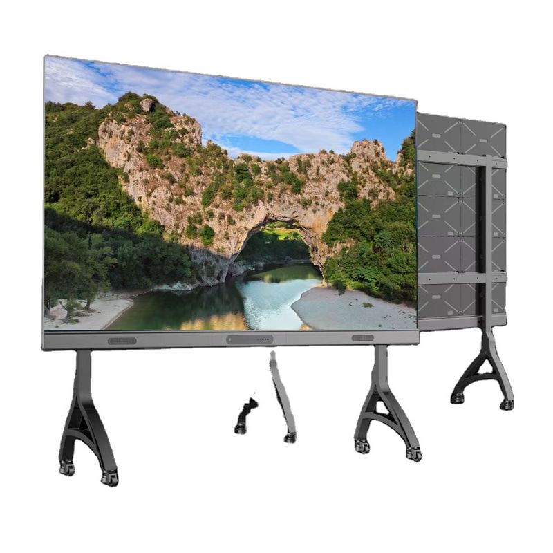 Conference HD 16:9 Led Tv Display 216 inch Remote Control Movable Led Screen