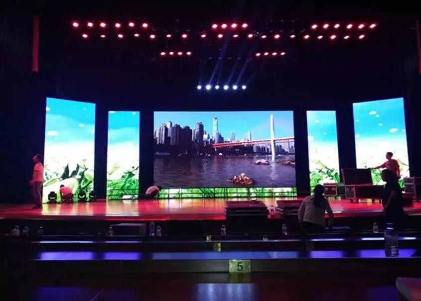 Stage Background 3840Hz 2.97mm Big Led Video Wall With Curved Lock