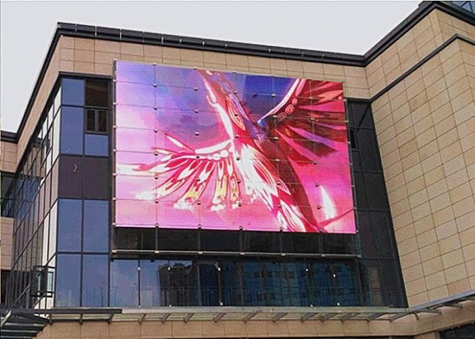 High Transparency P15.625 Outdoor Led Curtain Display For Media Facade Advertising